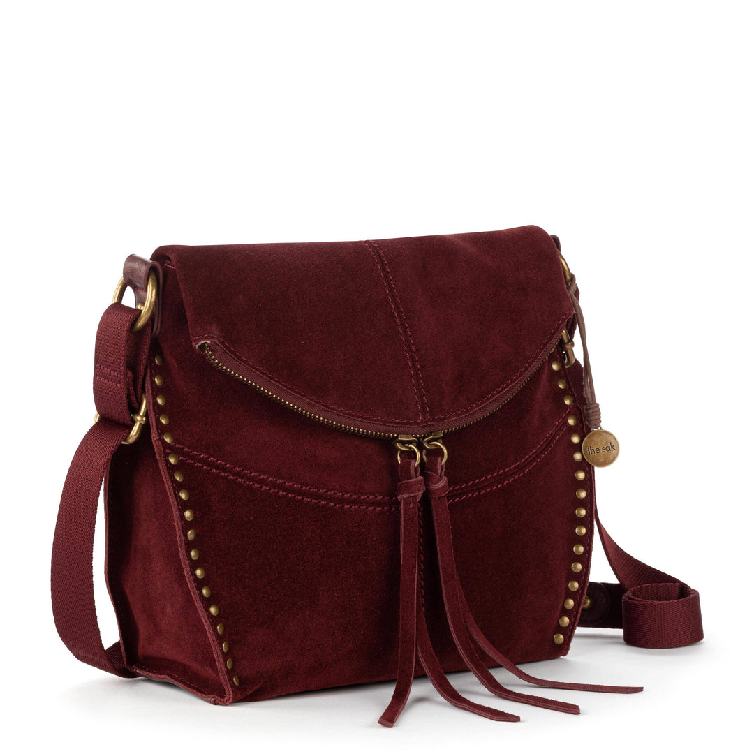 Silverlake Flap Crossbody Suede