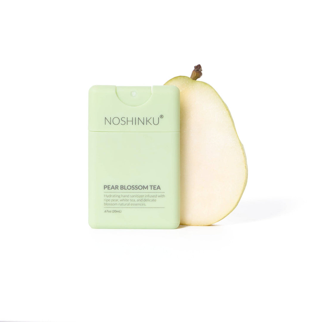 Refillable Pear Blossom Tea Hydrating Pocket Hand Sanitizer