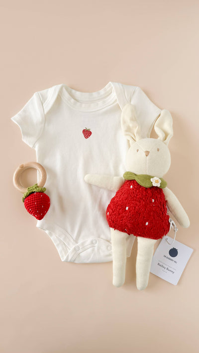 Bailey Bunny Strawberry Plushie