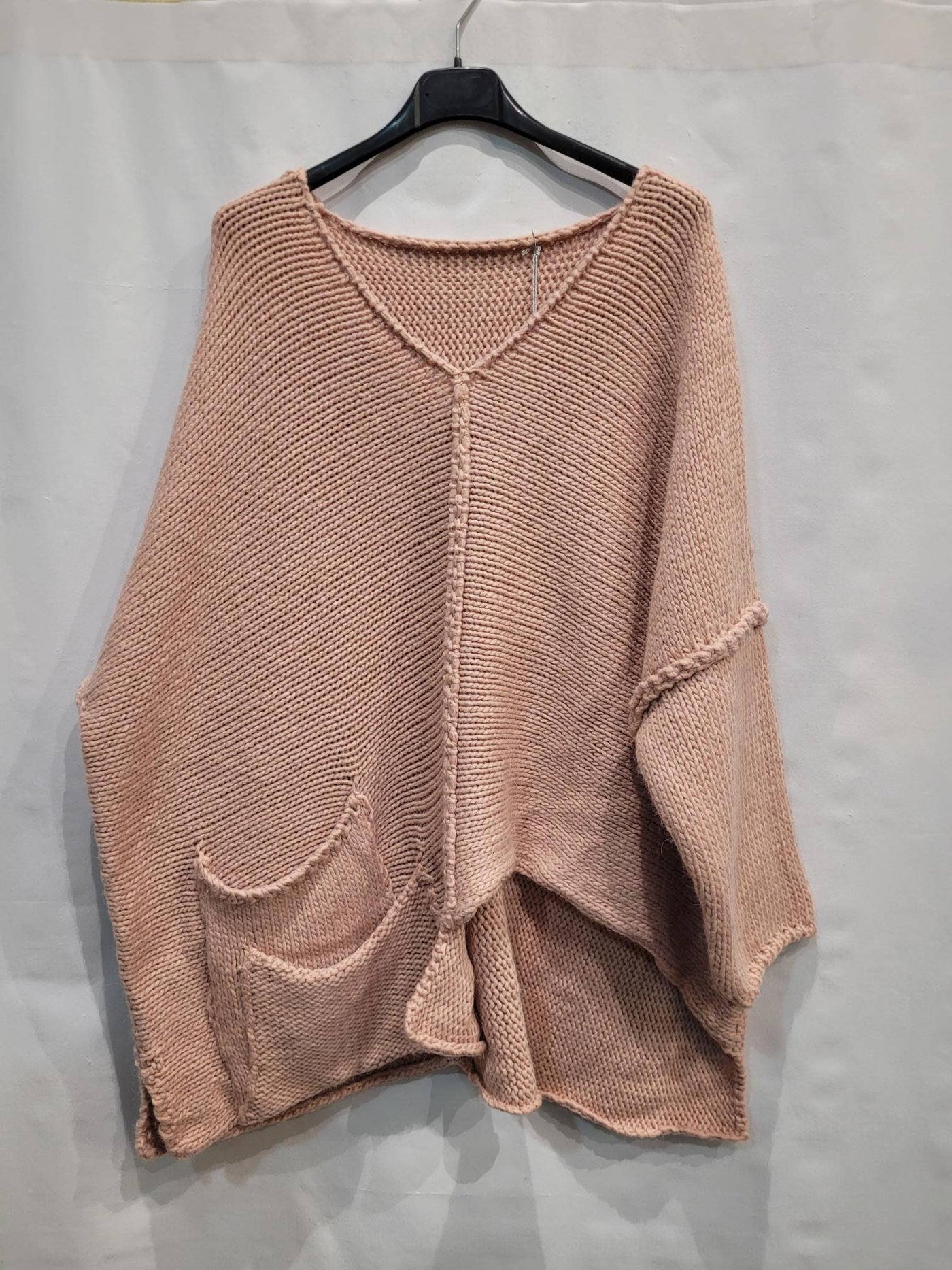 Alpaca Blend Asymmetrical Sweater