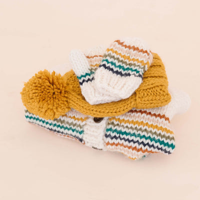 Retro Stripe Baby Sweater