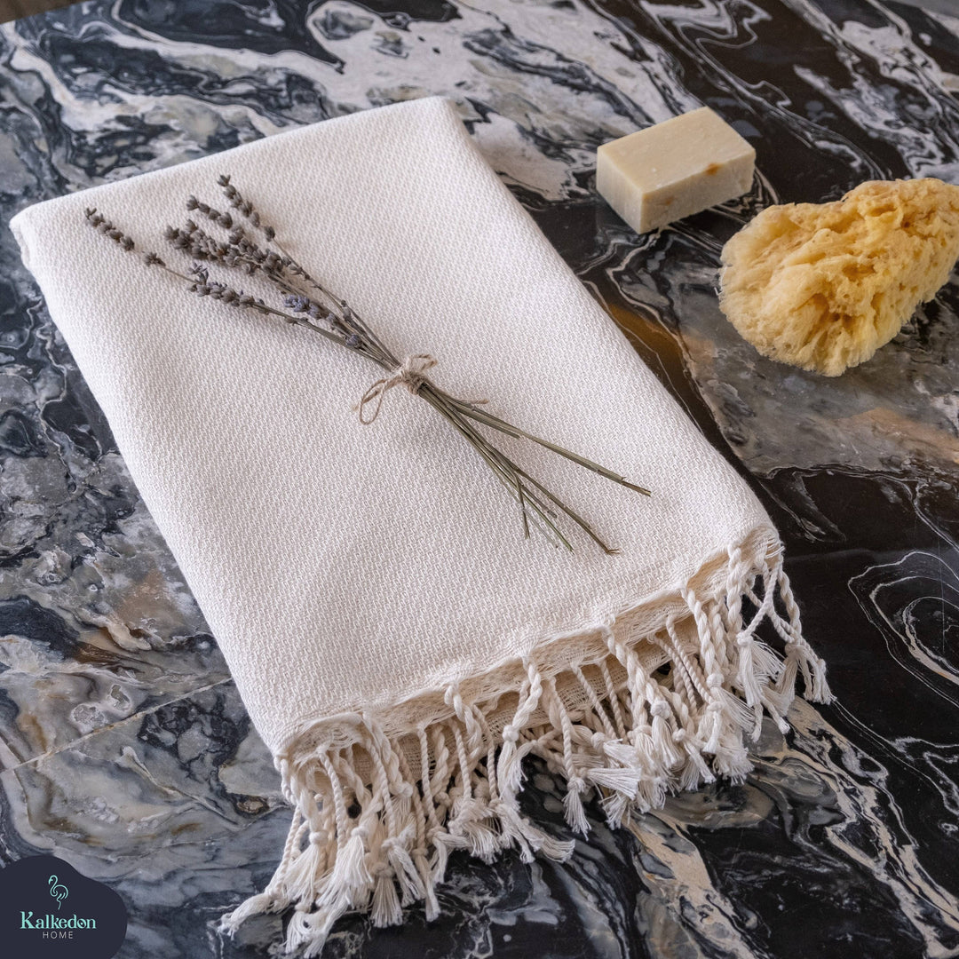 Solid Waffle Turkish Towel
