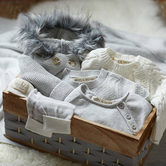 Gray Raglan Knit Romper