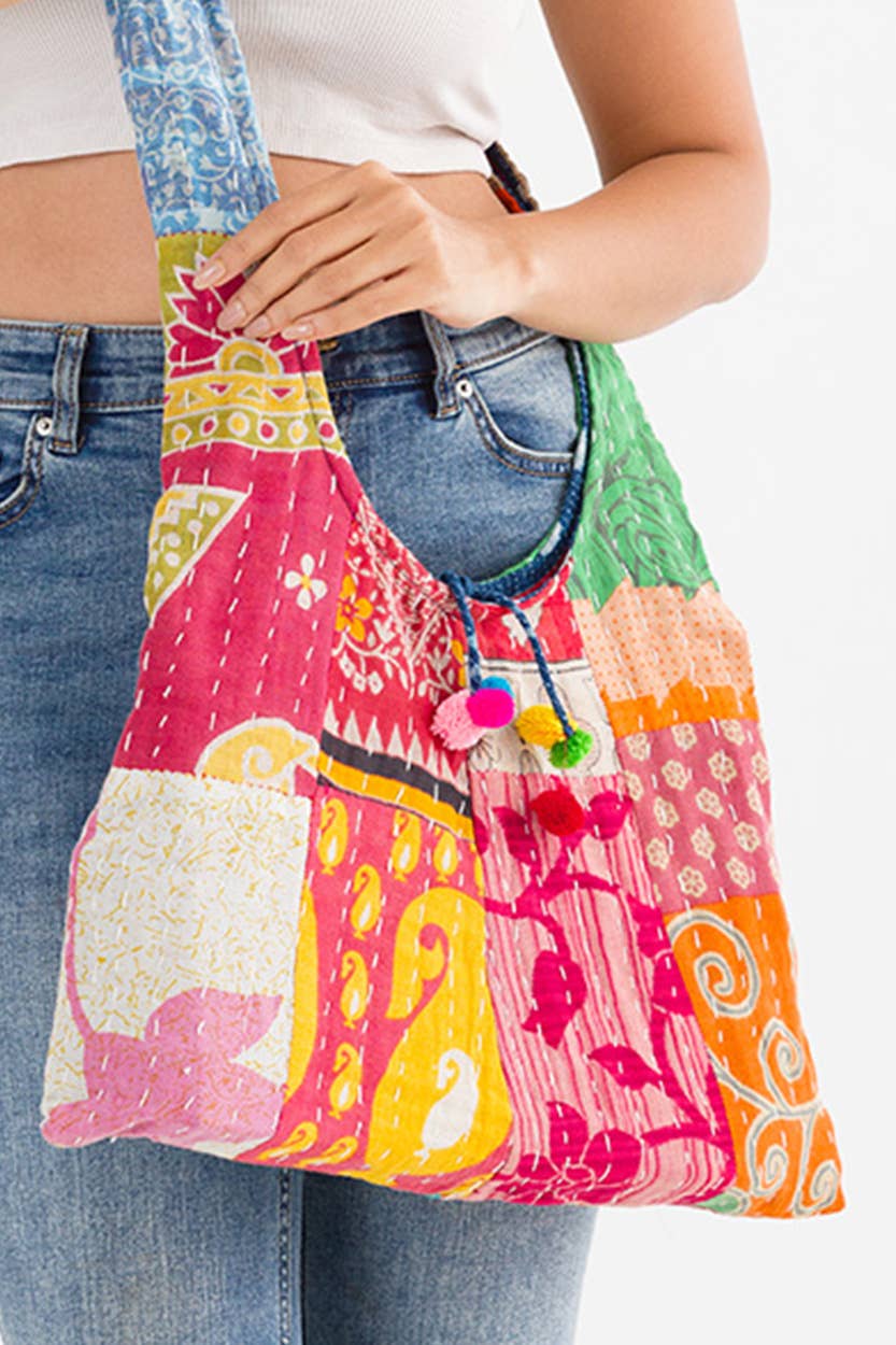 Kantha Jhola Bag