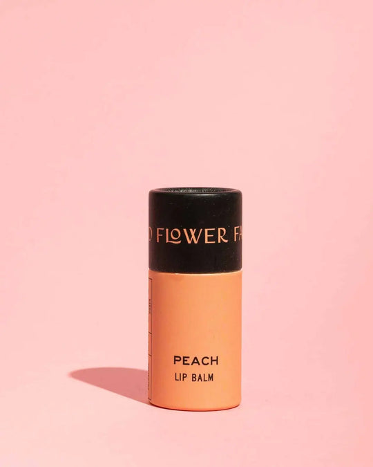 Peach Organic Lip Balm / 0.3 oz Biodegradable Tube