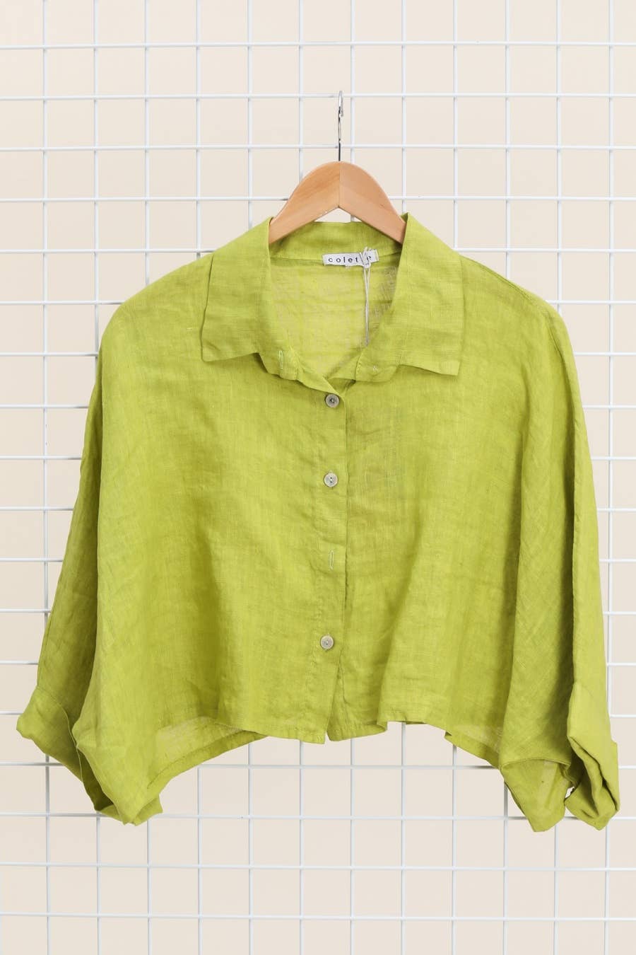 Boxy Linen Button Up