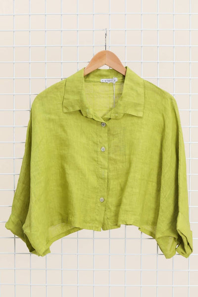 Boxy Linen Button Up