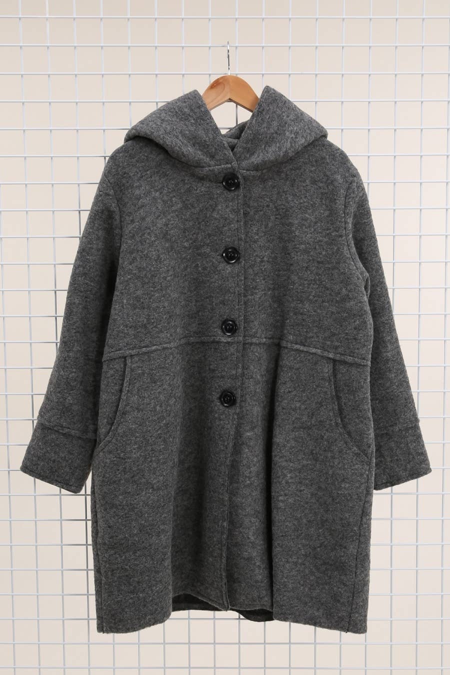 Light Weight Wool Blend Coat Made in Italy