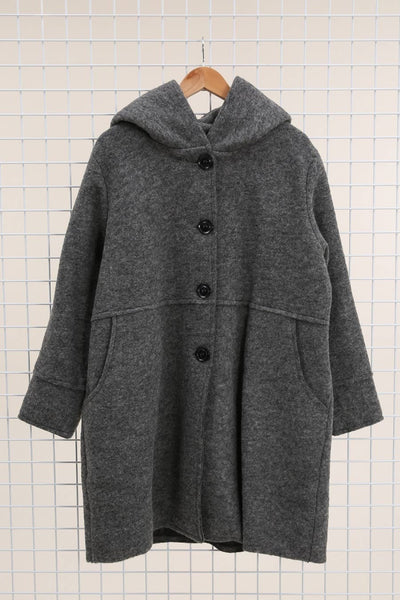 Light Weight Wool Blend Coat Made in Italy