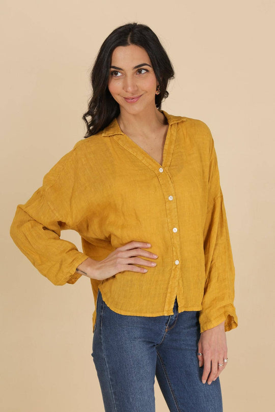 Standard Italian Linen Button Up
