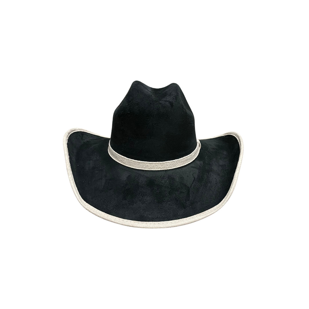 Vegan Suede Western Cowboy Hat