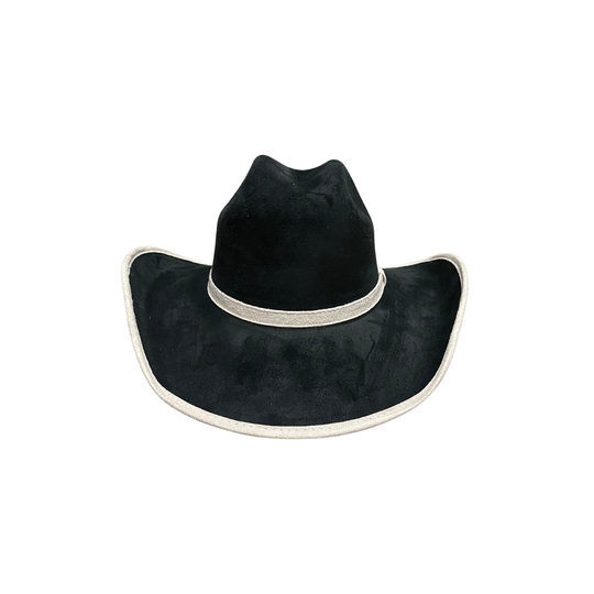 Vegan Suede Western Cowboy Hat