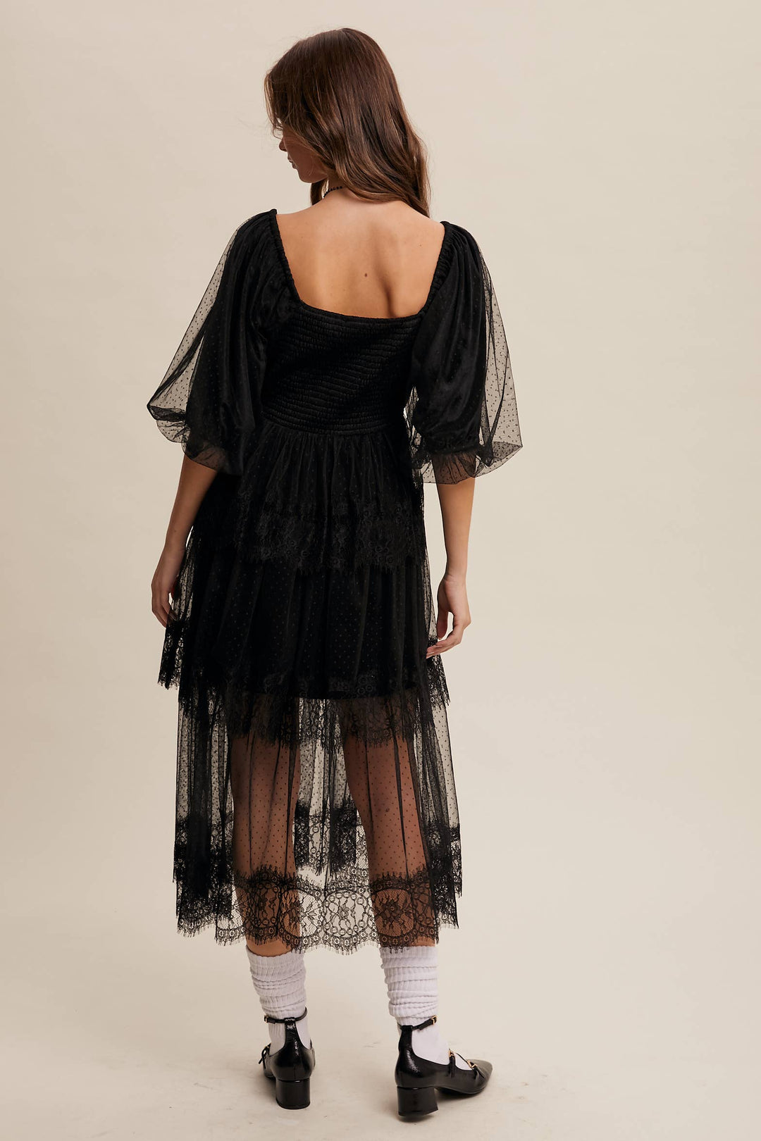 Romantic Lace Midi Dress