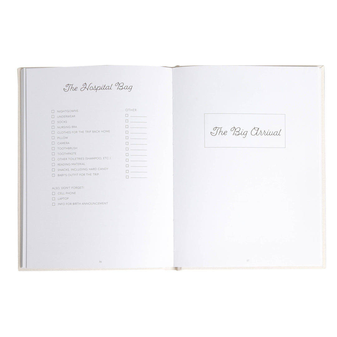 Linen Pregnancy Journal