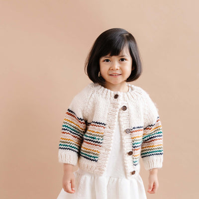 Retro Stripe Baby Sweater