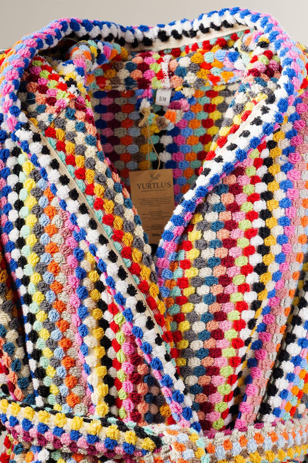 Handwoven Turkish Cotton Bath Robe