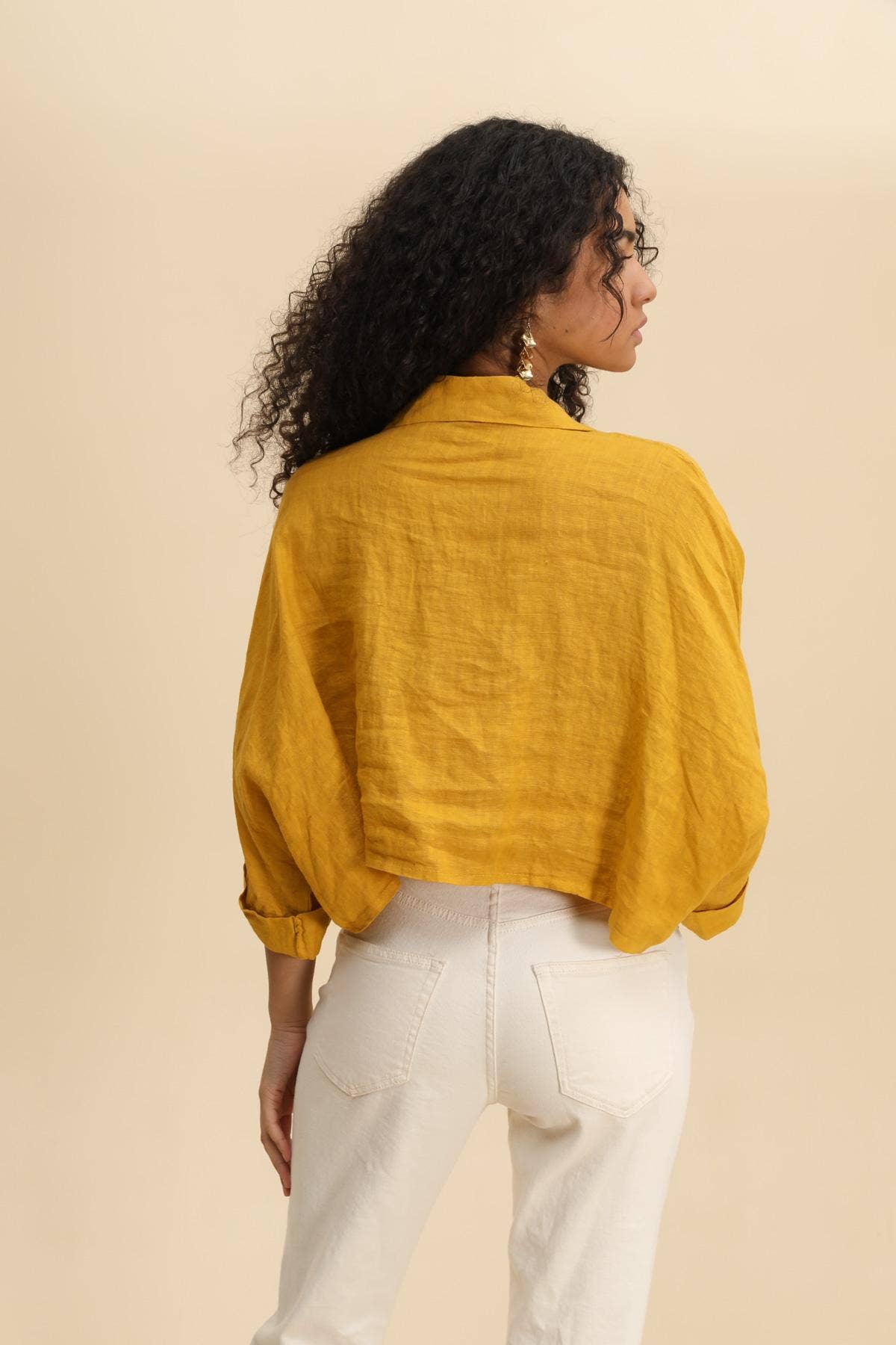 Boxy Linen Button Up