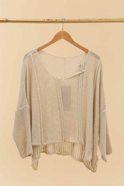 Lightweight Asymmetrical Sweater
