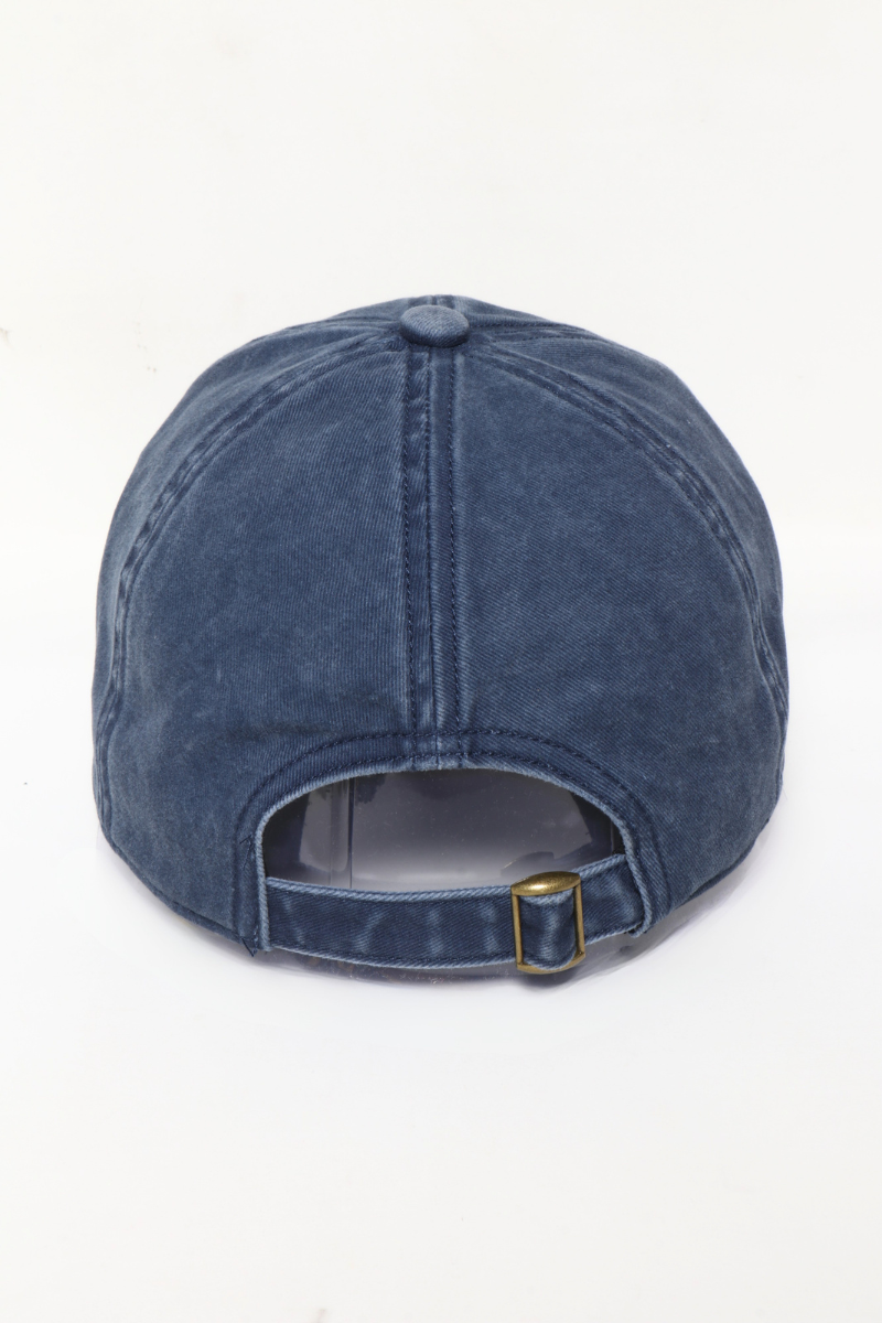 Embroidered Anchor Baseball Cap