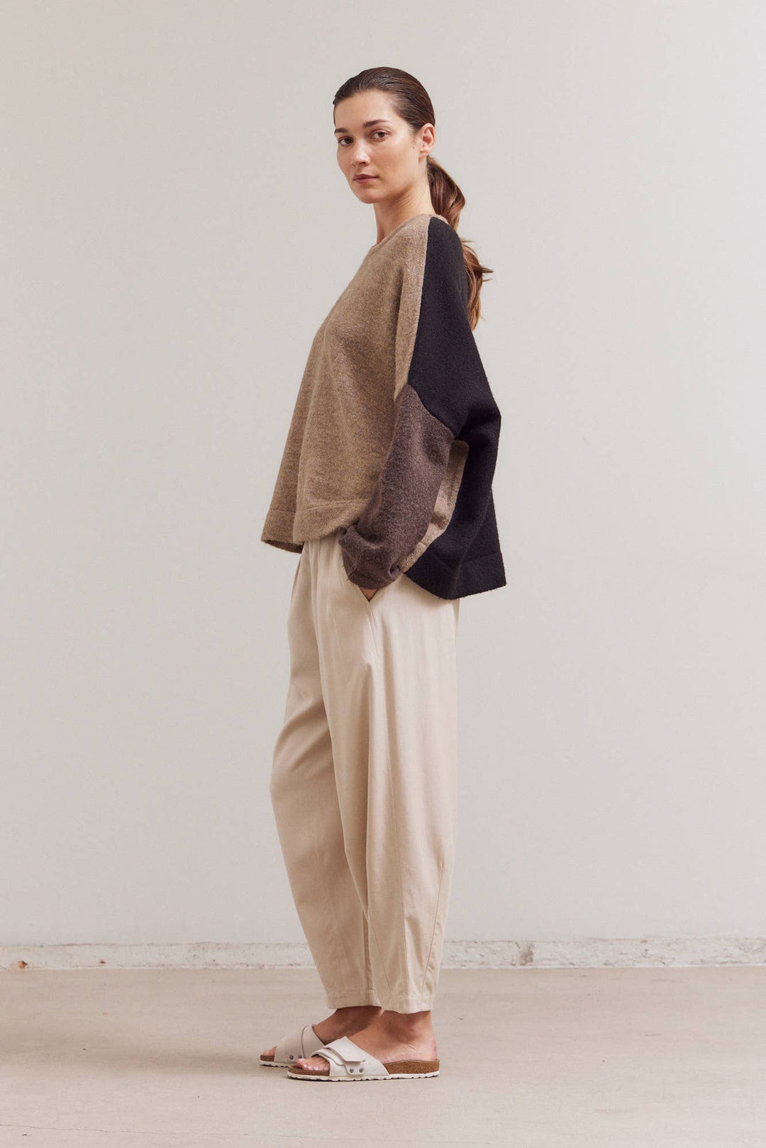 Color Block Pullover