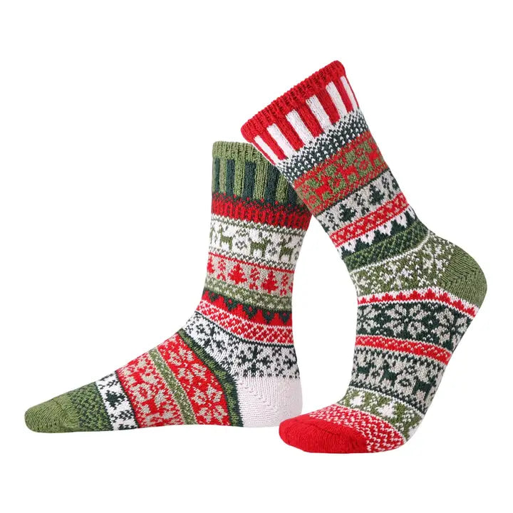 Festive Holiday Crew Socks