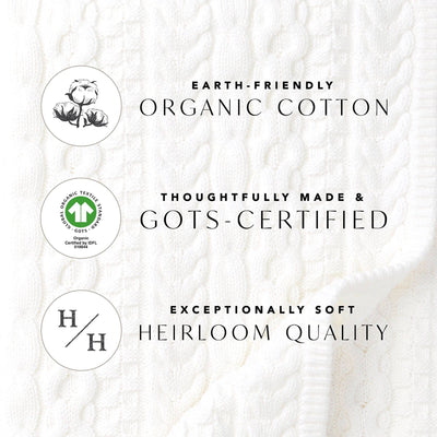 Organic Intarsia Trim Sweater