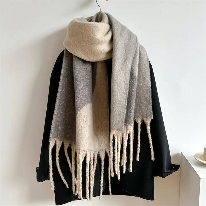 Colorblock Winter Scarf