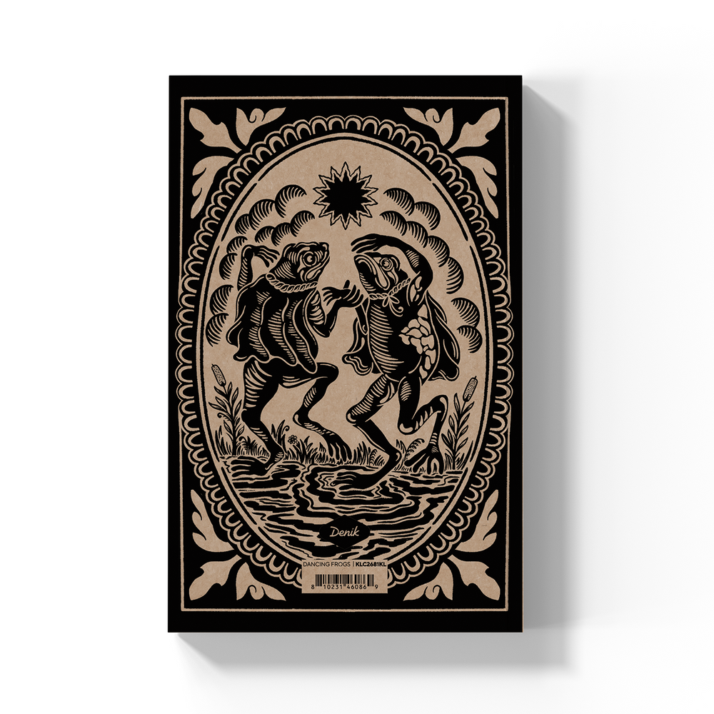 Dancing Frogs Kraft Classic Layflat Notebook