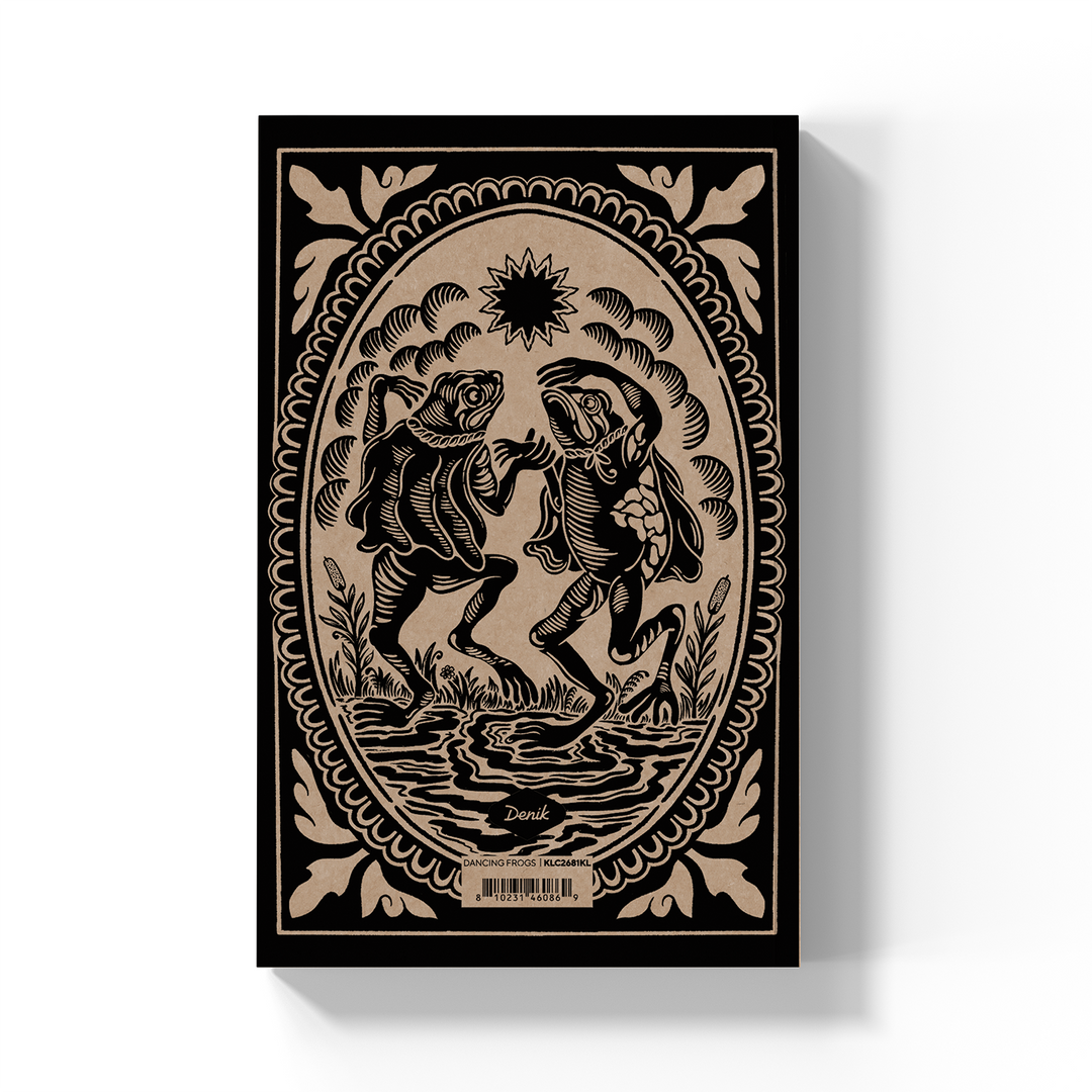Dancing Frogs Kraft Classic Layflat Notebook