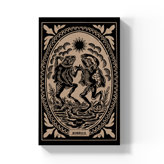 Dancing Frogs Kraft Classic Layflat Notebook