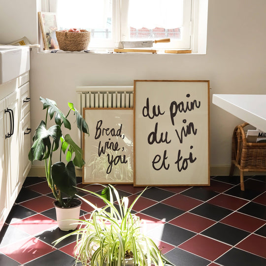 Du Pain Du Vin And You Handwritten Print