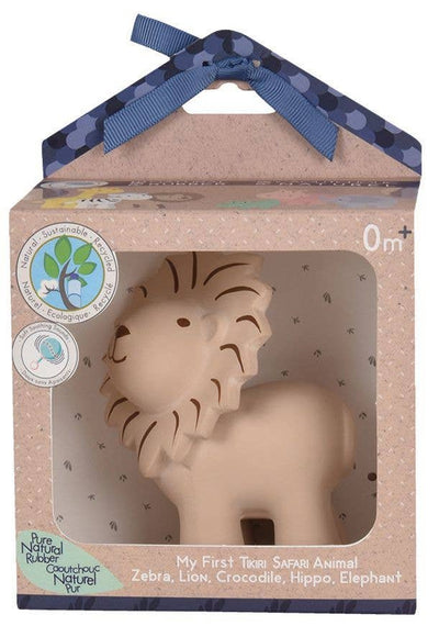 Tikiri Toys LLC Lion Natural Organic Rubber Rattle - Simple Good