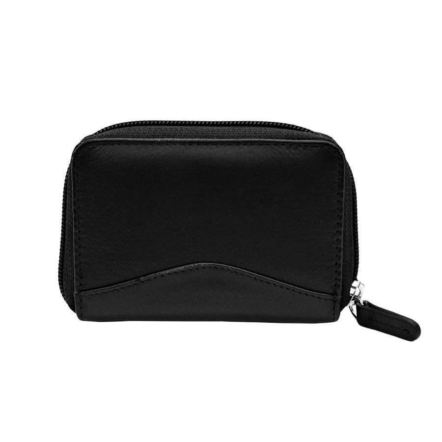 Leather Accordion Card Holder