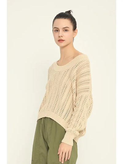 Loose Fit Summer Sweater Top