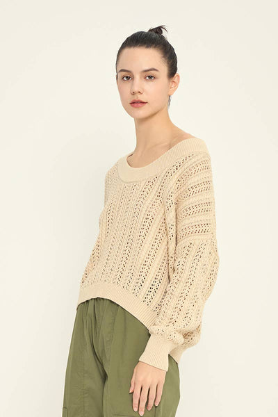 Loose Fit Summer Sweater Top