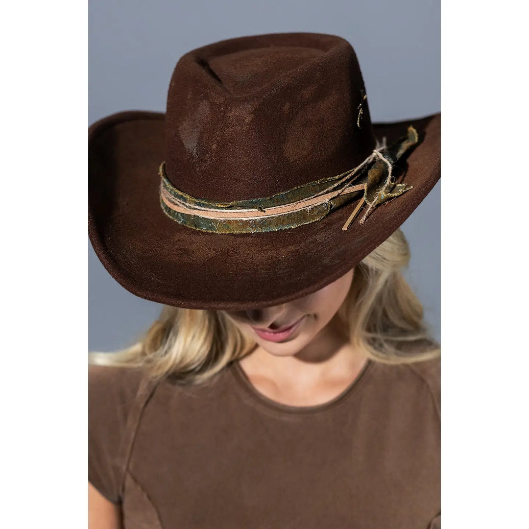 Vintage Versatile Shapeable Cowgirl & Fedora Hat