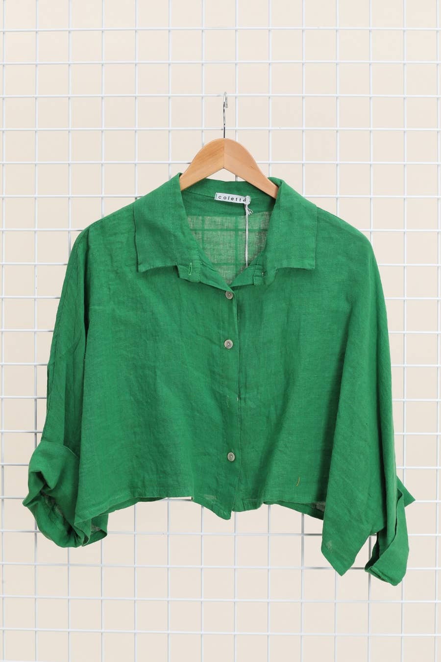 Boxy Linen Button Up