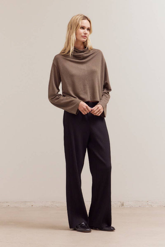 Loose Fit Cowl Neck Top