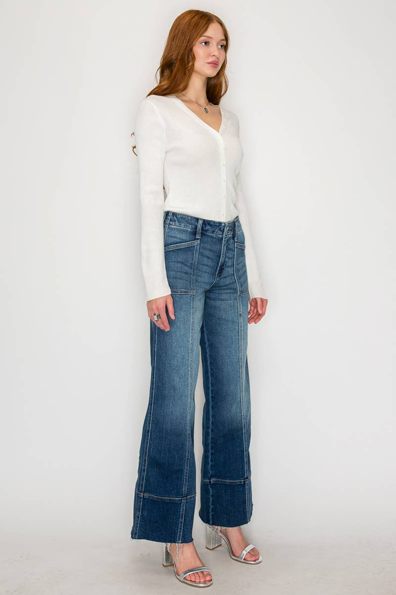 Eco Tummy Control Palazzo Jeans