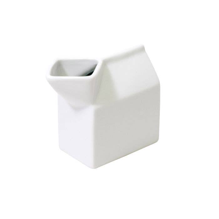 Ceramic Milk Carton Creamer