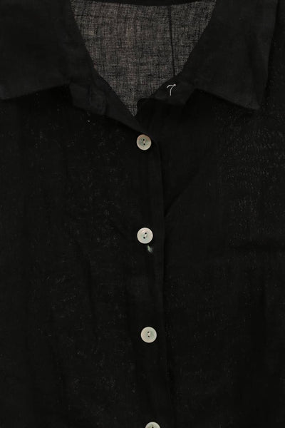 Boxy Linen Button Up