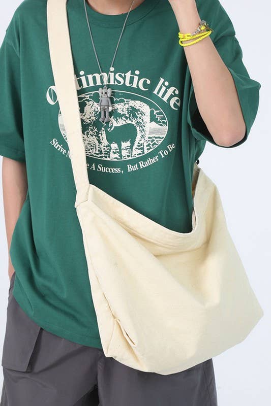 Canvas Big Shoulder Bag