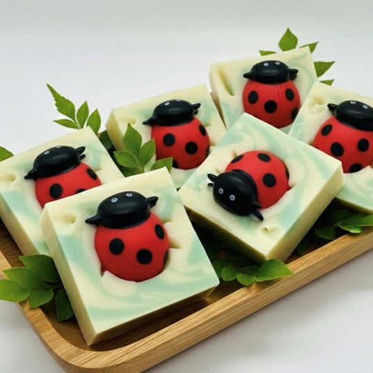 Ladybug Handmade Soap Bar for Kids