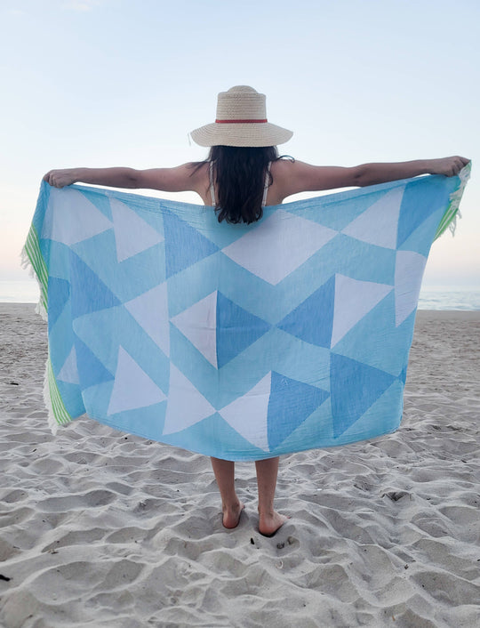 Zeugma Turkish Beach Towel | Double Sided Sand Free Towel