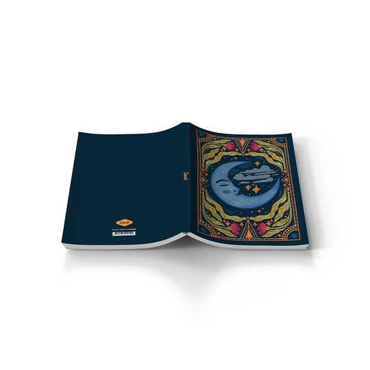 Moon Tarot Soft Touch Classic Layflat Notebook Journal
