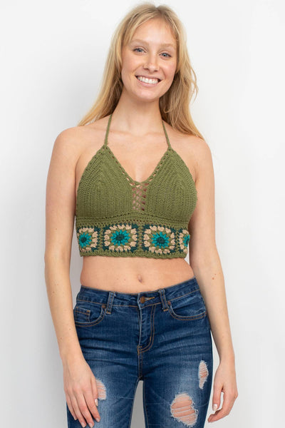 Granny Square Crochet Top