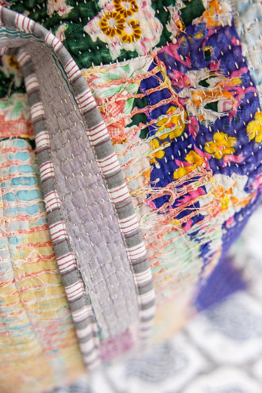 Antique Kantha Tote Bag