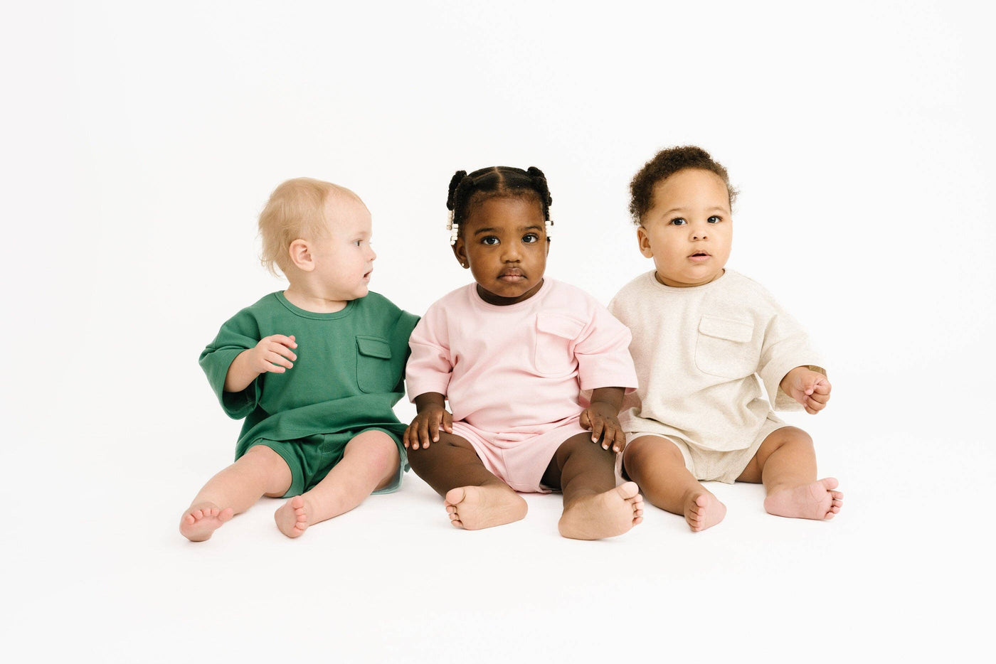 Pink Slouchy Cargo Set