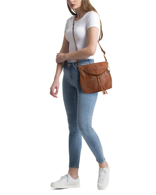 Silverlake Flap Crossbody Leather
