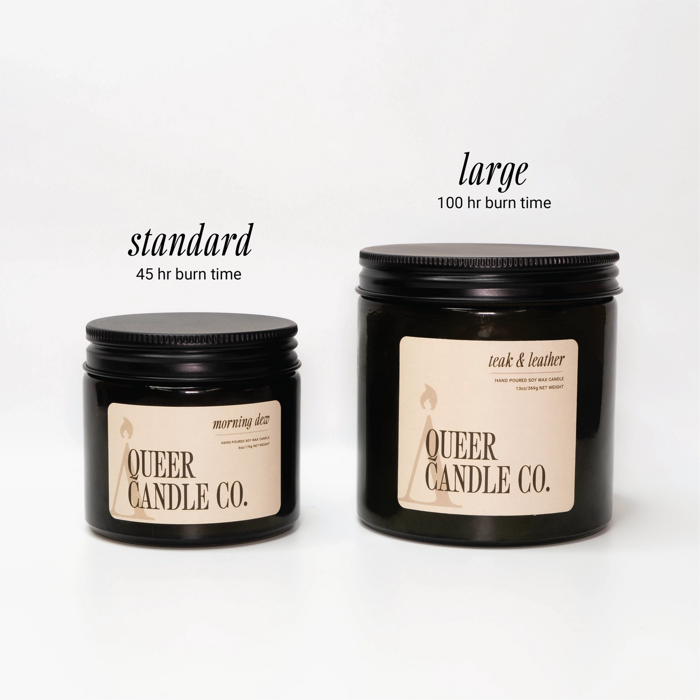 Non Toxic Candle | Basil & Amber